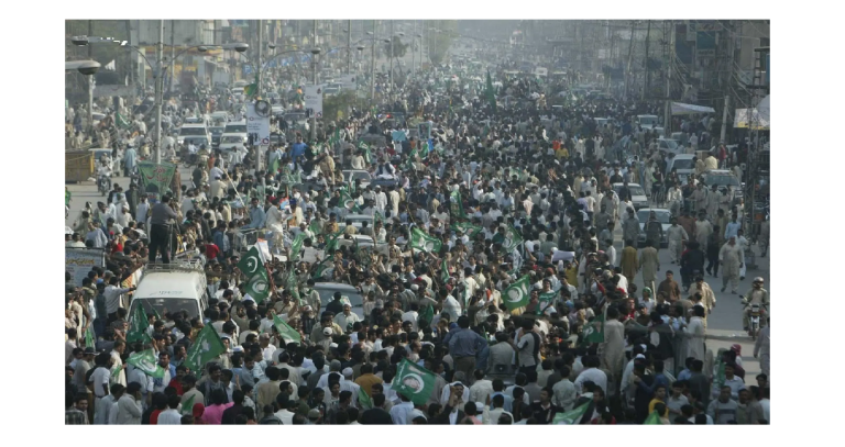 Pakistani public’s interest in politics; they are eager to participate in People’s Party, Muslim League and Jamat-e-Islami rallies