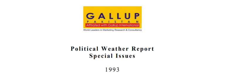 PAKISTAN AT THE POLLS 1993