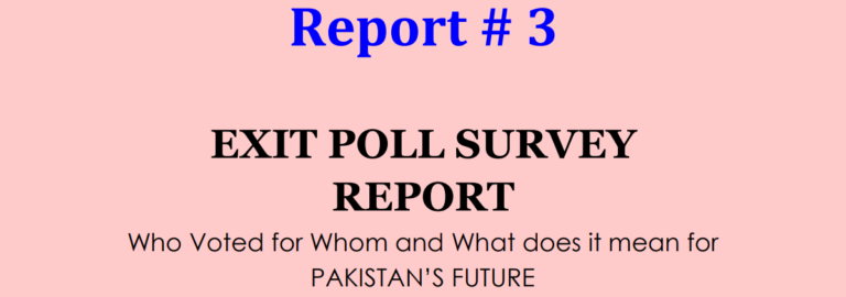 EXIT POLL SURVEY Report # 3