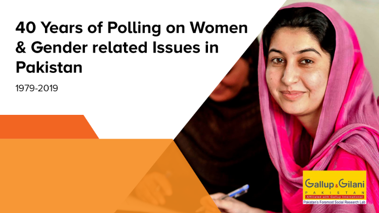 40 Years of Polling on Women & Gender Related Issues in Pakistan